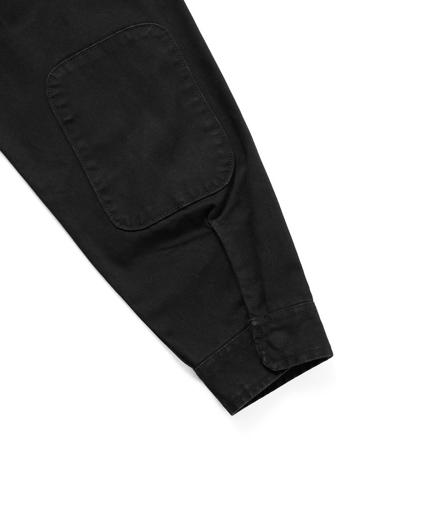 THISISNEVERTHAT Washed Zip Shirt Black