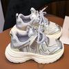 Girls' shoes, new autumn model, children's sports dad shoes, breathable and lightweight running shoes for older kids, soft-soled trendy brand