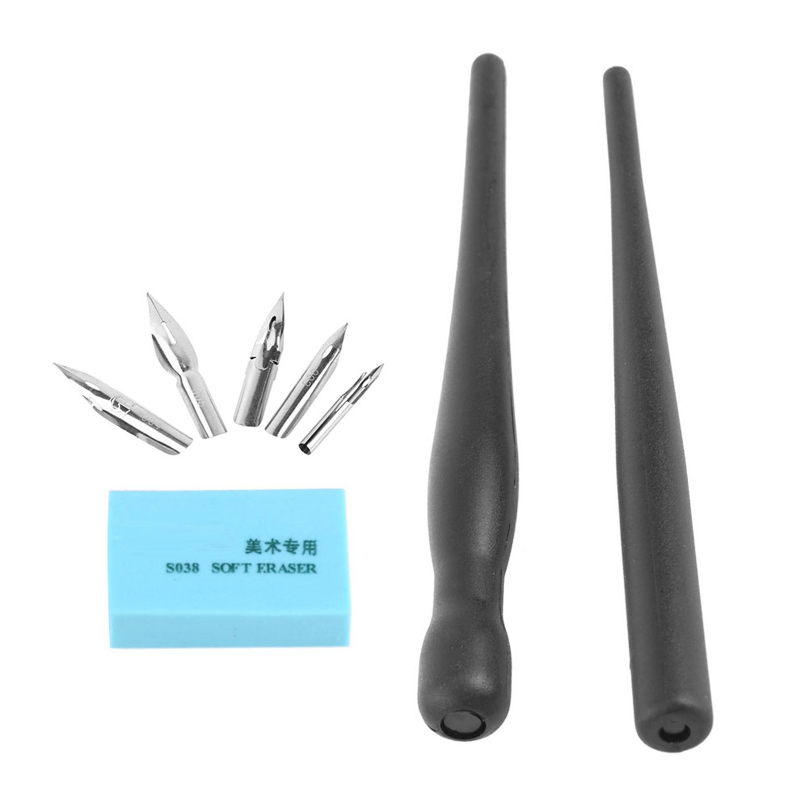 

1 Set Manga Cartoon Comic Drawing Painting Kit Tool With 2 Pen Holders and 5 Nibs