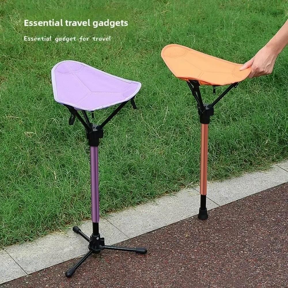 Aluminum Zinc Zinc Alloy Portable Fishing Chair Stable Folding Camping Stool Hiking