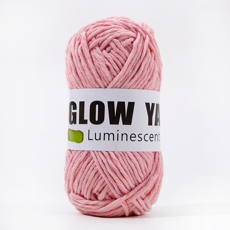 800m Funktionelles Garn Leuchtet im Dunkeln Polyester Leuchtendes Dickes Garn 2mm zum Handstricken Teppich Pullover Mütze Wollgarn