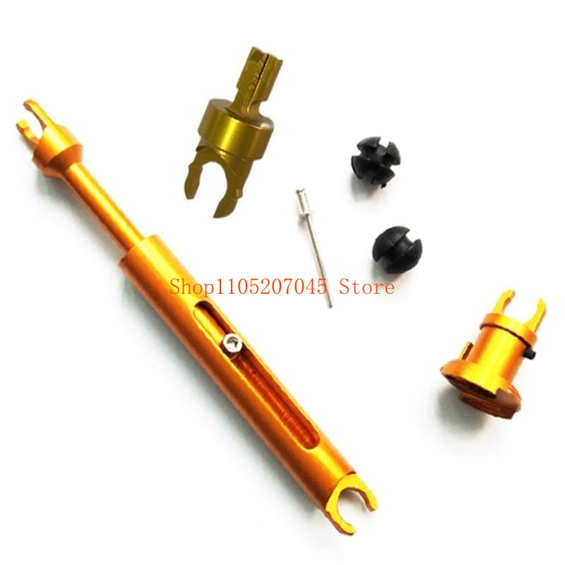 37cd Engine Bonnet Release Lock Front Grille Connecting Tie Rod Release Tie Rod Bonnet Hood Catches for Vehicle золотой