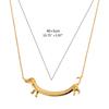 Personalized Dog Pendant Neckchains Adornment Stylish Necklace for Daily Wear