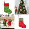 Stockings Christmas Small Gifts Bag Fireplace Decoration Holiday Festival Party