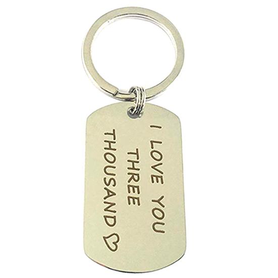 

Я люблю тебя три тысячи букв брелок брелок держатель для ключей