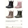 [Slip-Resistant Chelsea Boots] Slip-Resistant Chelsea Rain Boots | Women's Round Toe, PVC Upper & Sole, Comfortable Fabric, Versatile Outdoor Footwear
