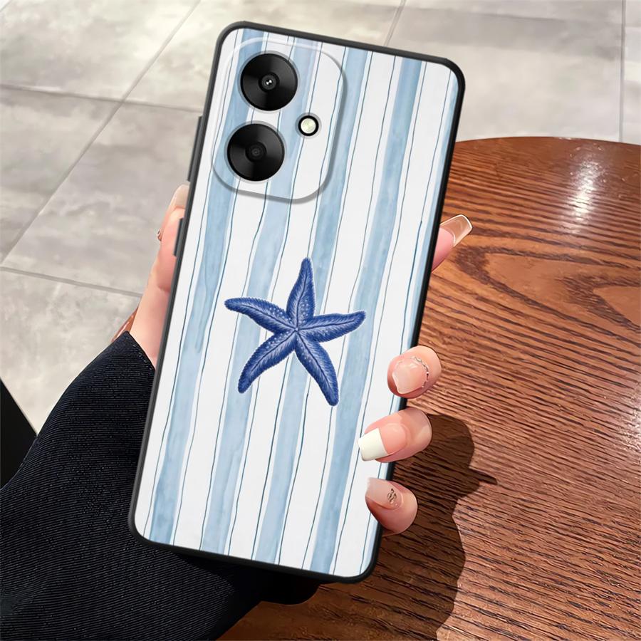 Marine Animals Case for Xiaomi Redmi 9A 9C 12 A5 13C 10 K60 12C 9T K40 K50 Gaming A1 A2 Plus Soft Back Phone Cover