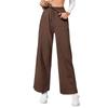 Women's Loose Casual Pants Solid Color Tie-Dye Wide Leg Pants Long Pant