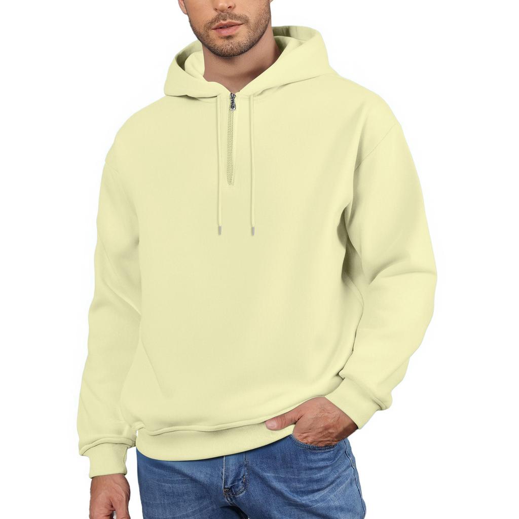Men's Fleece Hoodie Casual Long Sleeve Sweatshirt