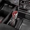 For Dodge Ram 1500 -2026 Red Carbon Fiber Gear Lever Shift Knob Cover Trim2*