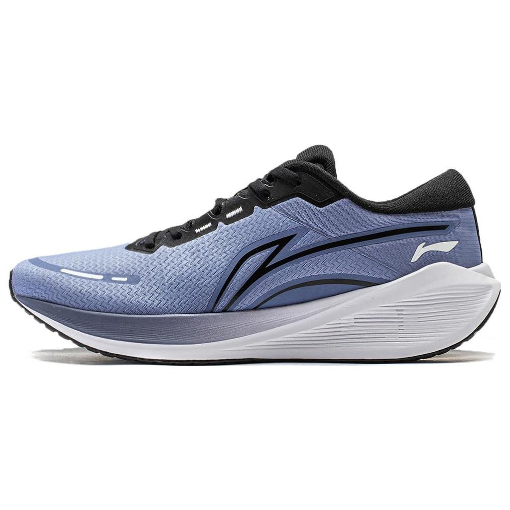 Li Ning Wushi Lite V2 Fabric Lightweight High Resilience Shock Absorption Non-Slip Wear-Resistant Low-Top Running Shoes Men Sneakers Blue ARST053-7