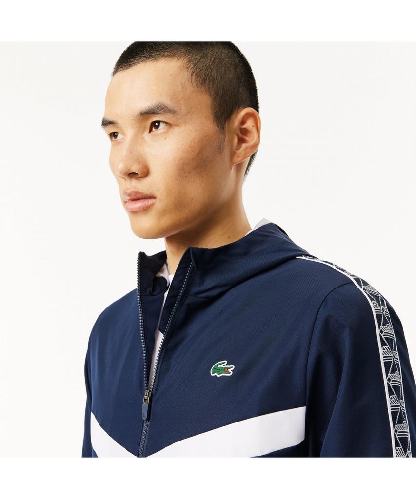 Lacoste Men'S Monogram Pattern Windbreaker Bh2538-54N 525