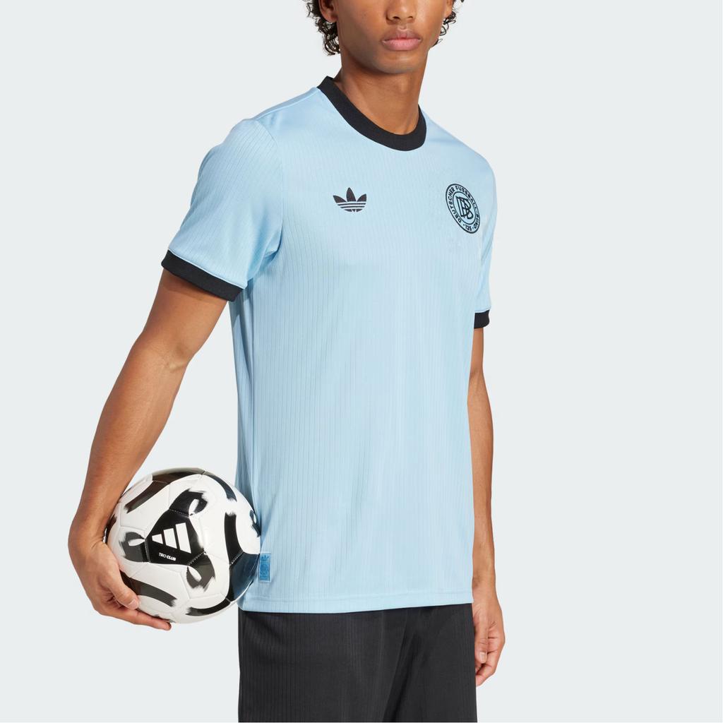 Adidas Originals Anniversary Germany Football Association 125th Anniversary Series Quick-Dry Crew Neck Pullover Short Sleeve Football Shirt JY1315