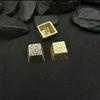 1PC Brass Meteorites Caps Cherrys Profile Key Button Artisans Keycap for Mechanical Keyboards Modifiers
