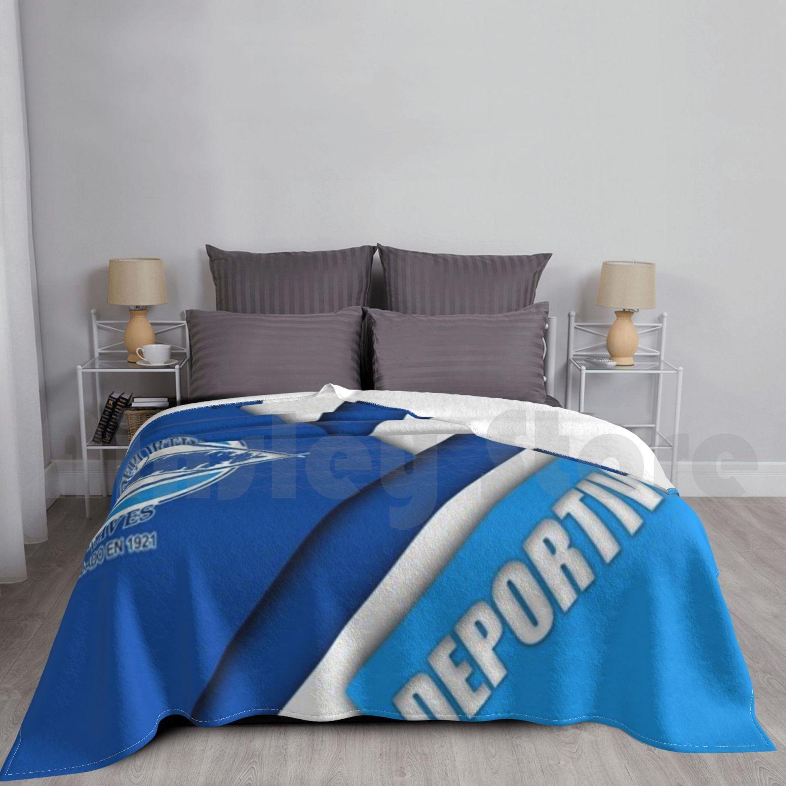 Alaves Blanket Fashion Custom Athletic Club Athletic Bilbao Athletic Bilbao Athletic From Bilbao Athletic Size: 75*100cm, Weight: 230 GSM