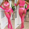 Sexy Fancy Underwear Open Crotch Fishnet Bodysuit Women Sexy Lingerie Crotchless Bodystocking Erotic Heart Costume Adult Sex Set