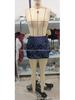 2025 European & American Blue Sequin Hip-hugging Short Skirt - Sexy, Slimming, Vacation Style
