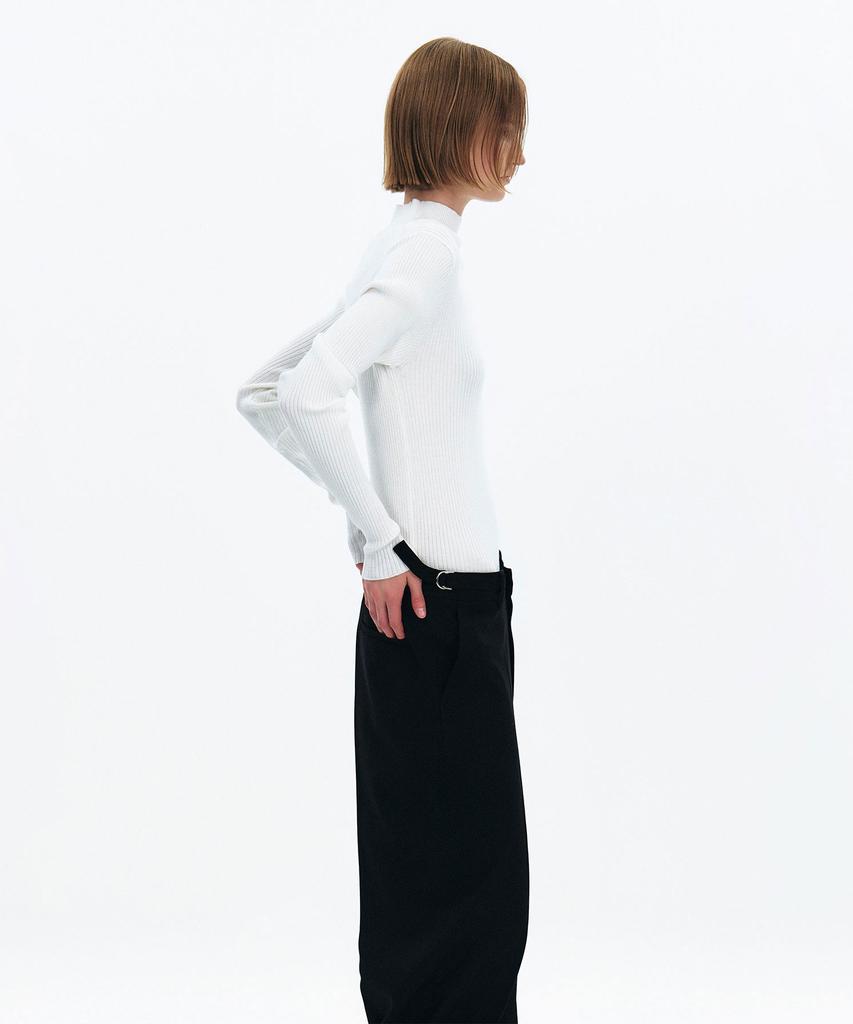 Yunse Wide Wool Pants (Black)