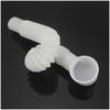 Retractable Bathtub Drain Tube Plastic Waste Pipe Replacement Kit for Home Bathroom Moisture and Temperature Resistant