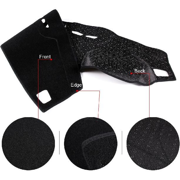 

LLKUANG Коврик на приборную панель автомобиля, совместимый с Land Rover Range Rover Sport 2010-2013 Discovery 3 Discovery 4 2003-2016, чехол на приборную панель автомобиля, солнцезащитный коврик