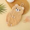 3pcs Ultra-Soft Coral Fleece Cartoon Hand Towels Quick-Dry Highly Absorbent Thickened Hanging Kitchen Towels Cute Bear Designs
