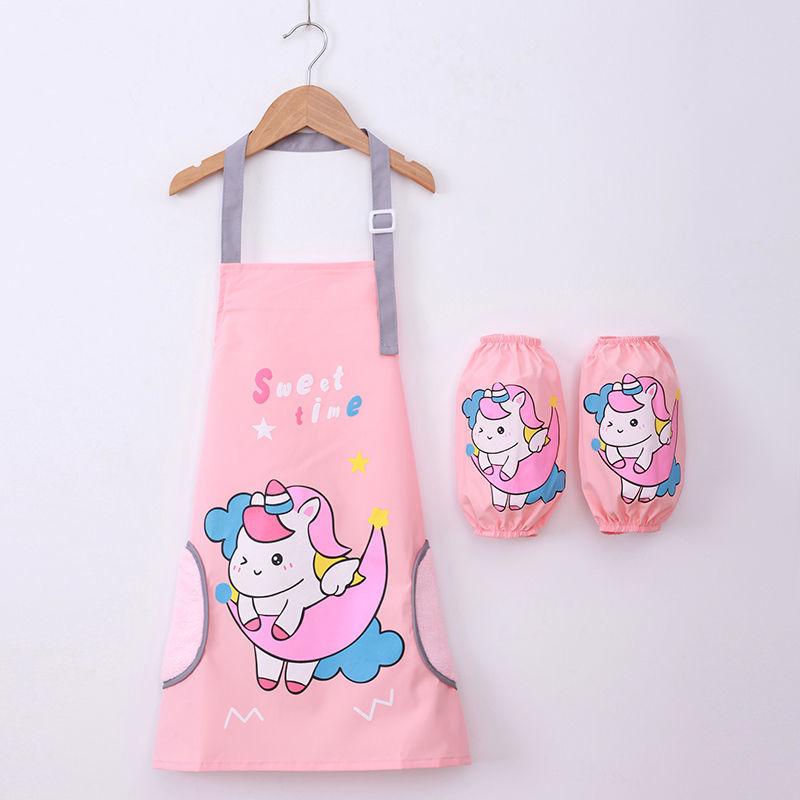 Tablier imperméable, vêtements de dessin pour enfants, élèves du primaire portant des couvertures de cuisine, vêtements de protection pour le dessin des hommes et des femmes de la maternelle