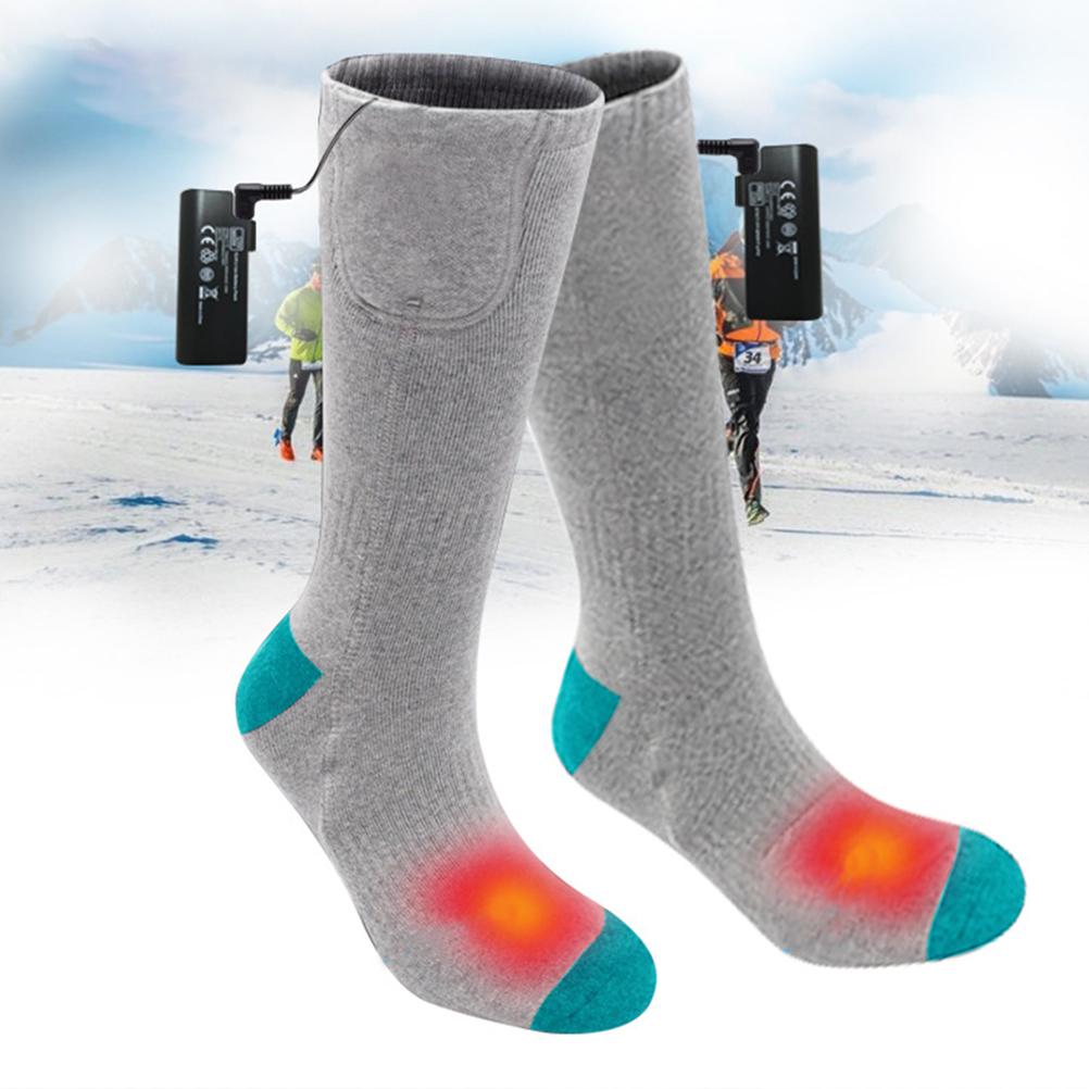 Unisex Beheizte Strümpfe Elektrische Thermostrümpfe Wiederaufladbare Heizstrümpfe