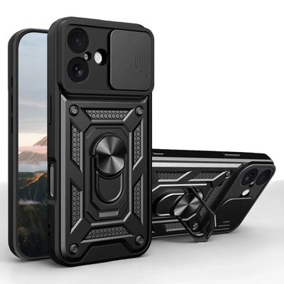 Slide Camera Armor Funda Case for Iphone 17 Pro Max Air 16 Plus 16e Pro Covers for Iphone17