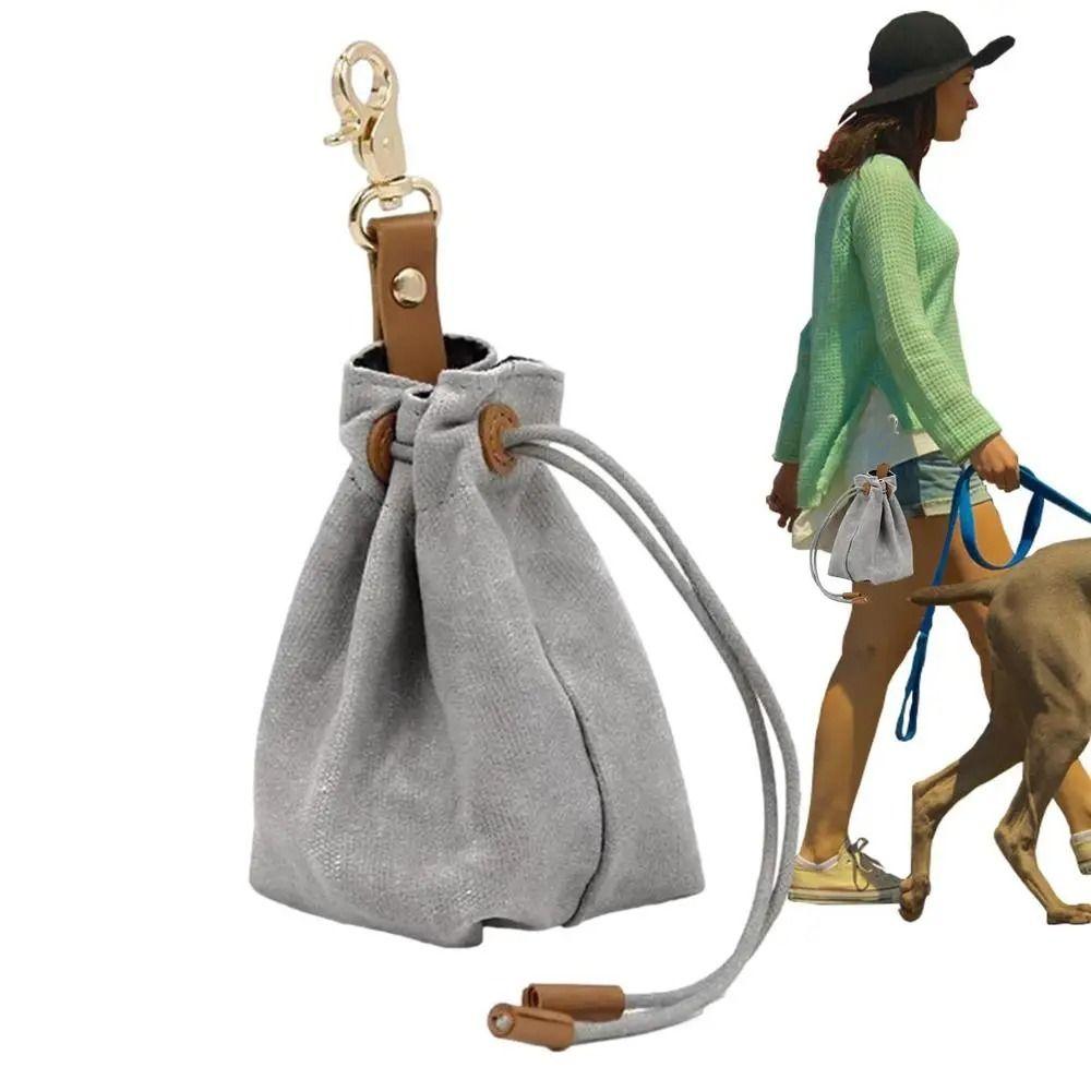 

Portable Pet Snack Pouch Adjustable Pet Feed Pocket Durable Puppy Waist Bag Snack Reward