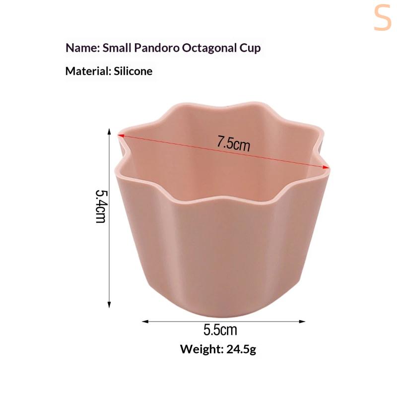 Stampo Ottagonale in Silicone per Alimenti Antiaderente Strumenti da Forno per Mousse, Budino, Pasticceria e Preparazione di Dolci