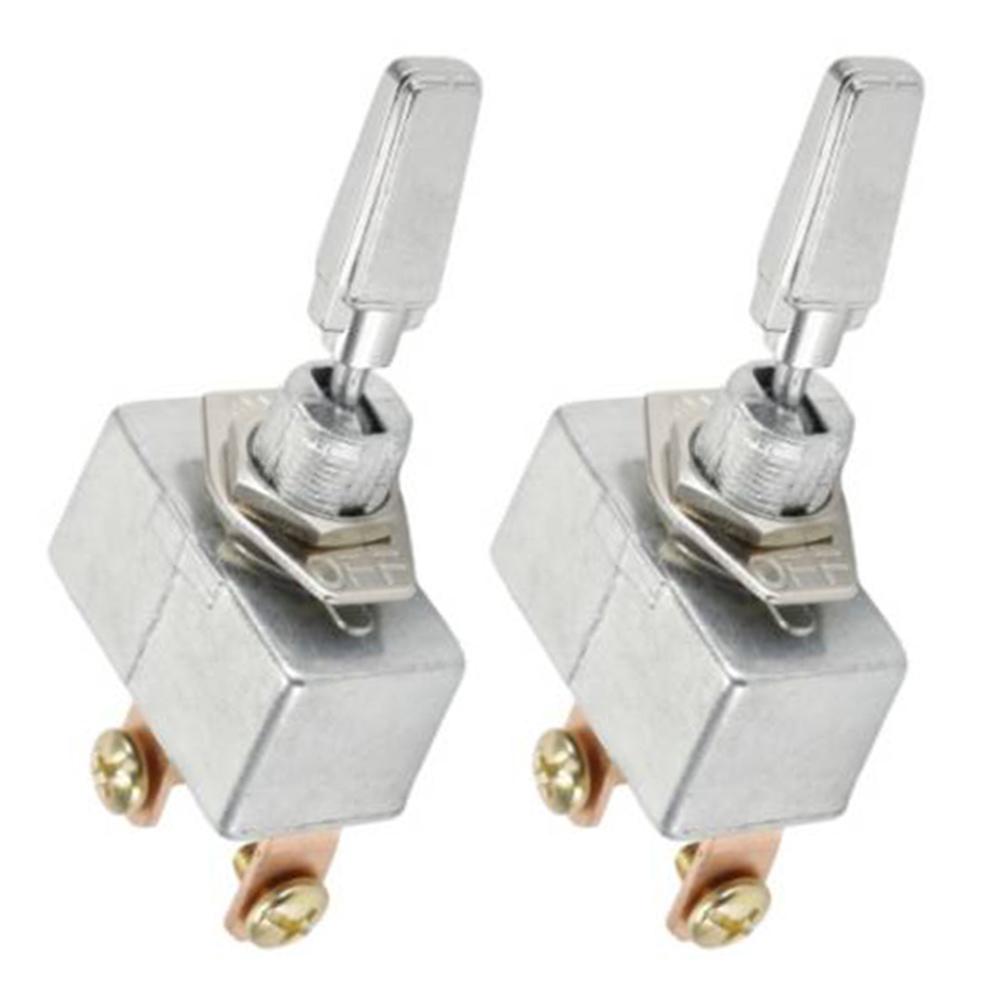 Heavy Duty SPST Rocker Toggle Switch Automotive Use Metal Design Suitable for Lights and Other Electrical Equipment