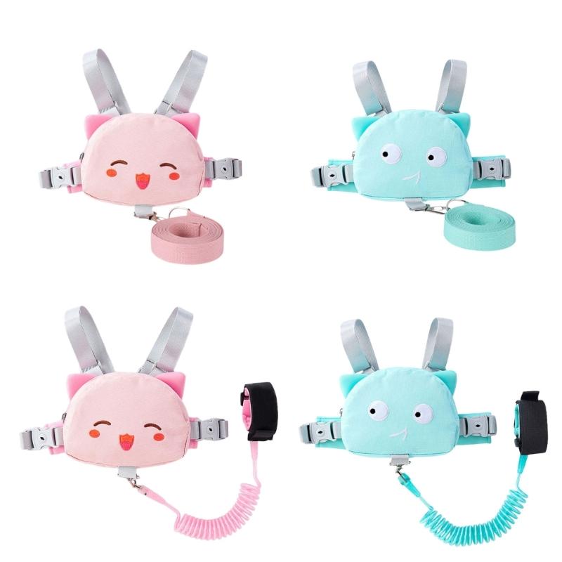 Baby Anti-Verlust-Band Kind Anti-Verlust Cartoon Rucksack Kinder Lauflernhilfe Assistentengurt Haltegurt für Junge Mädchen