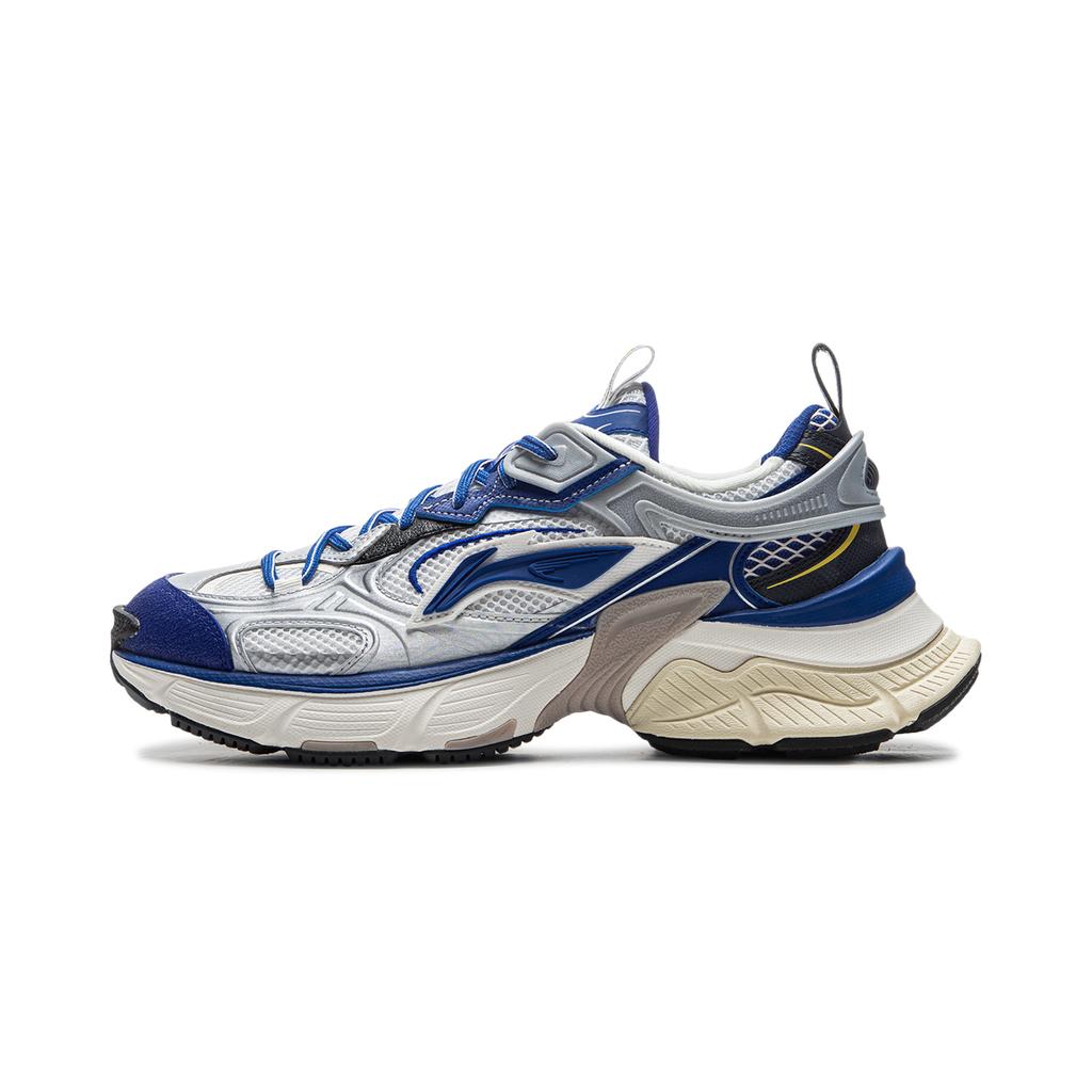 Li Ning Xingji Cushioning Slip Resistant Abrasion Resistant Breathable Height Increasing Low top Chunky Sneakers Men's AGCU339-3