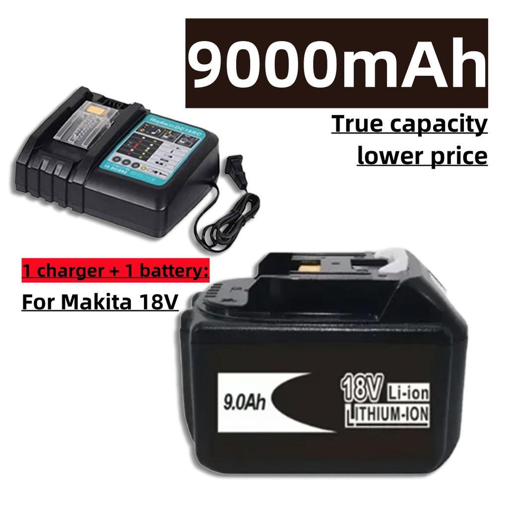 18V 18.0AH Rechargeable Battery Suitable for Power Tool Makita BL1830 BL1830B BL1840 BL1840B BL1850 BL1850B