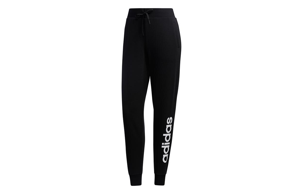 Adidas Neo Knitted Sweatpants Women s Black Moderate Slim Fit Pants GJ7917 M