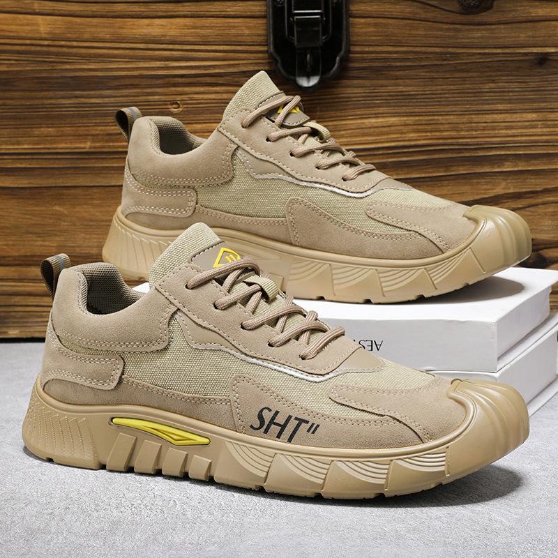 

Спецобувь мужская весна 2025 новая износостойкая нескользящая дышащая строительная площадка уличная нескользящая износостойкая универсальная повседневная обувь 39