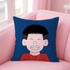 PPop ManS Cushion Cover Soft Plush Throw Pillow Cushion CoverDoubleSided Printed Pillow Case for Sofa Home Decor