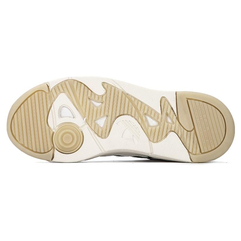 Adidas Originals Post Up Comfortable Mid-Top Skate Shoes Unisex Skate Shoes White Green Yellow GV9318