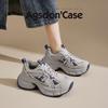 Platform Dad Shoes Women's Summer New Gray Sneakers Small Casual Running Shoes