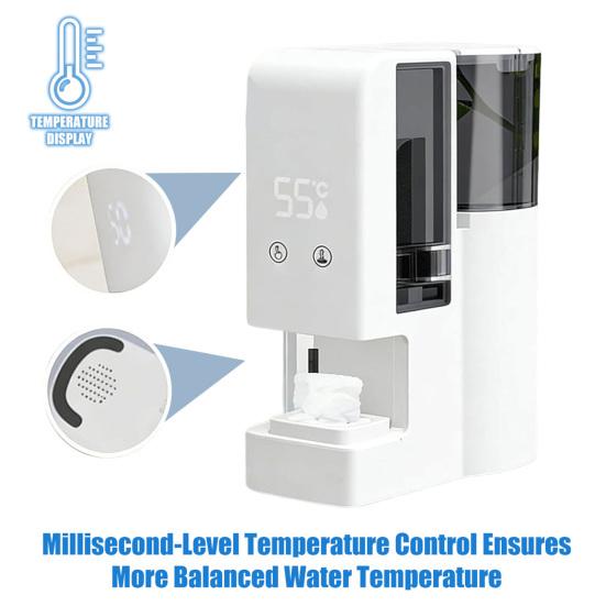 Ohřívač ručníků na obličej Automatický ohřívač jednorázových ručníků Nádržka na vodu 500 ml Přenosný parní hrnec na stlačené ručníky pro domácí lázně