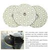 3PCS/Set 4 Inch 100mm Dry/wet Diamond 3 Step Polishing Pads Diamond Granite