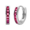 Minimalist Micro Paved Zircon Single Row Hoop Earrings Chic Advanced Sense Versatile Ear Buckle Jewelry For Women