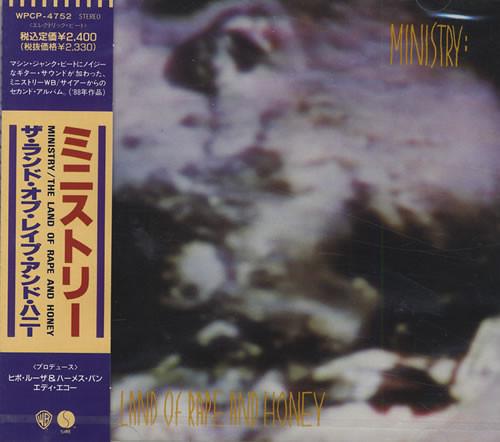 CD MINISTRY - Land Of Rape And Honey WPCP4752 Sire, Warner Br 1992 Japan Rock Used