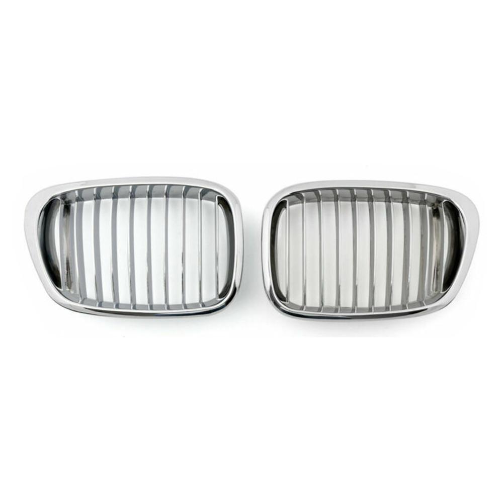 For BMW 5 Series E39 1999 2000 2001 2002 2003 Front Hood Kidney Bumper Racing Grille Mesh Grill Car Replacement Accessories