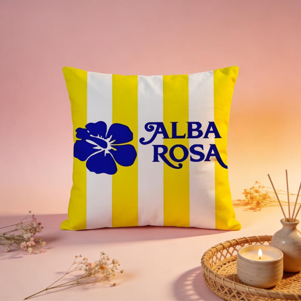 Popular AAlba Rosaead Cushion Cover Comfortable Durable Pillow Cover MultiScene for Home Office Car Sofa