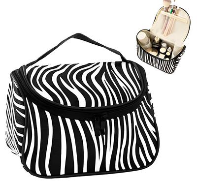 Zebra Print Cosmetic Bag by – 19.5cm X 10.5cm