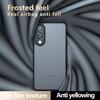 Airbag Super Protection Soft TPU+PC Clear Matte Back Cover For For Samsung Galaxy S25 Edge S25Edge 5G Phone Case