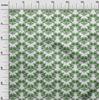 oneOone Cotton Cambric Forest Green Fabric Block Sewing Material Print Fabric By The Yard 42 Inch