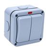 2 Gang   with Indicator Light 2 Gang Electrical   with Light 2 Gang Power   IP66 Waterproof 20A   Mounted
