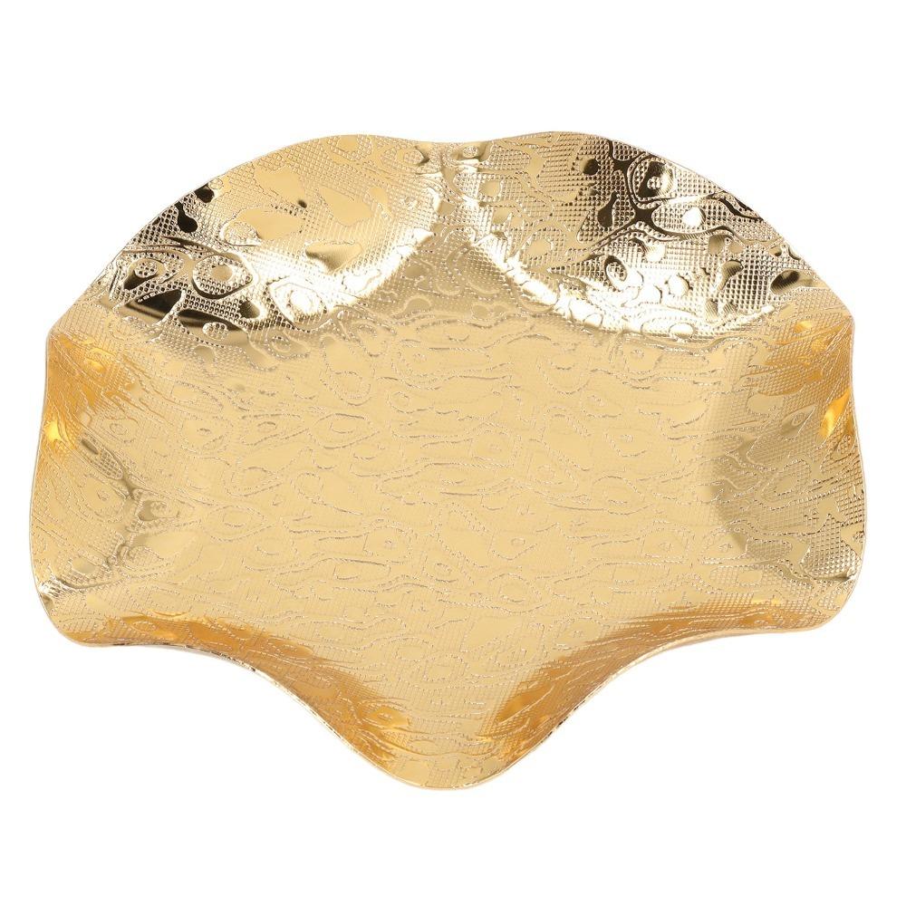 Smooth Surfaces Gold Fruit Bowl Gold Decorative Tray Fruit Bowls Fruit Basket For Kitchen